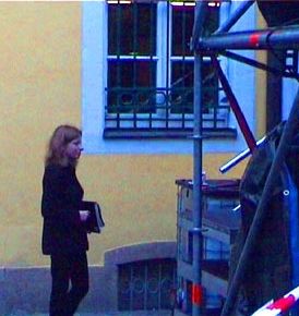 Anna waiting backstage