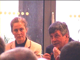 Discussion-round with Angela Grosse, MdB Dr. Hermann Scheer