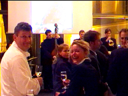 Heinz Wehmann and a charming lady having fun