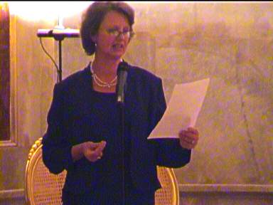 Dr. Maritta von Bieberstein Koch-Weser addresses  A MESSAGE FROM UNESCO'S SECRETARY GENERAL